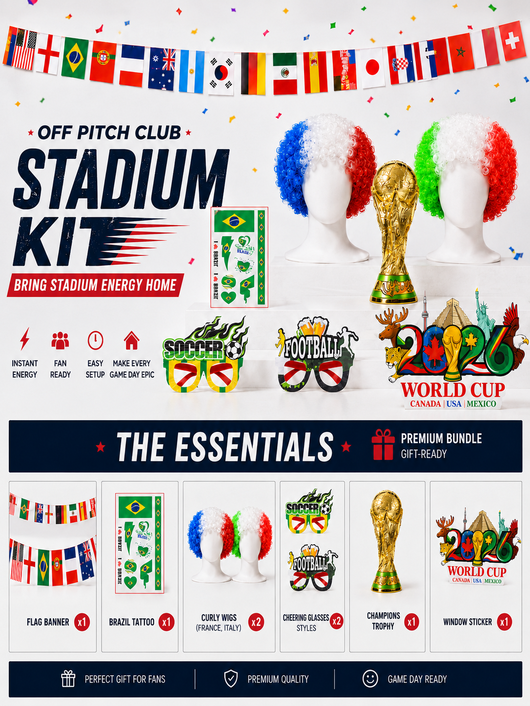 2026 World Cup Stadium Kit – Match Day Essentials