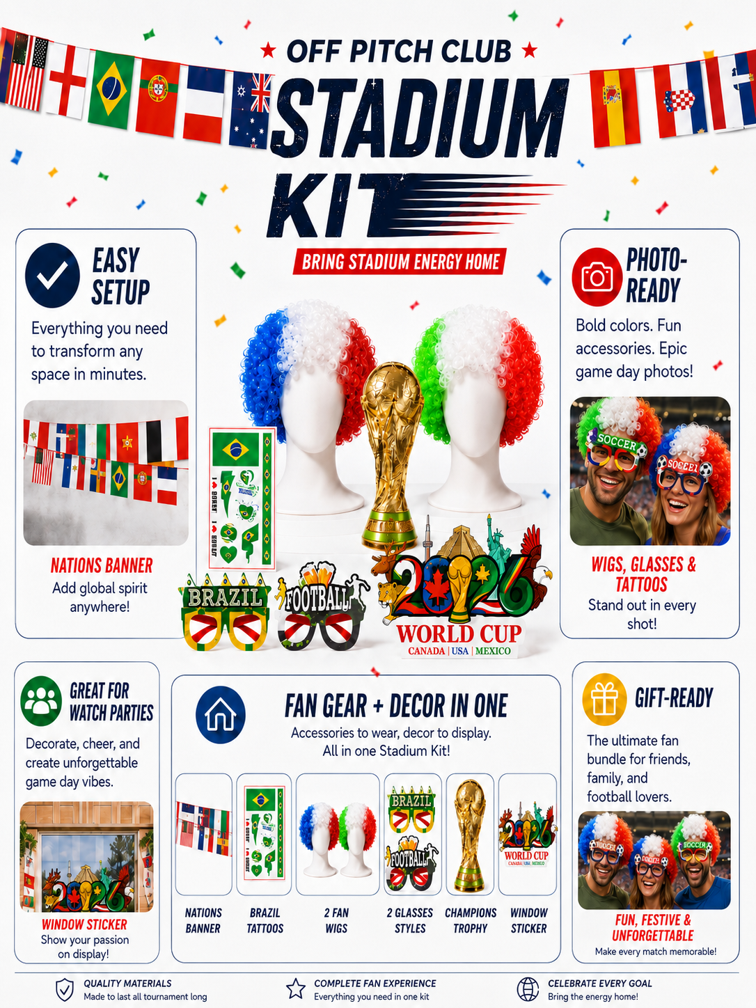 2026 World Cup Stadium Kit – Match Day Essentials