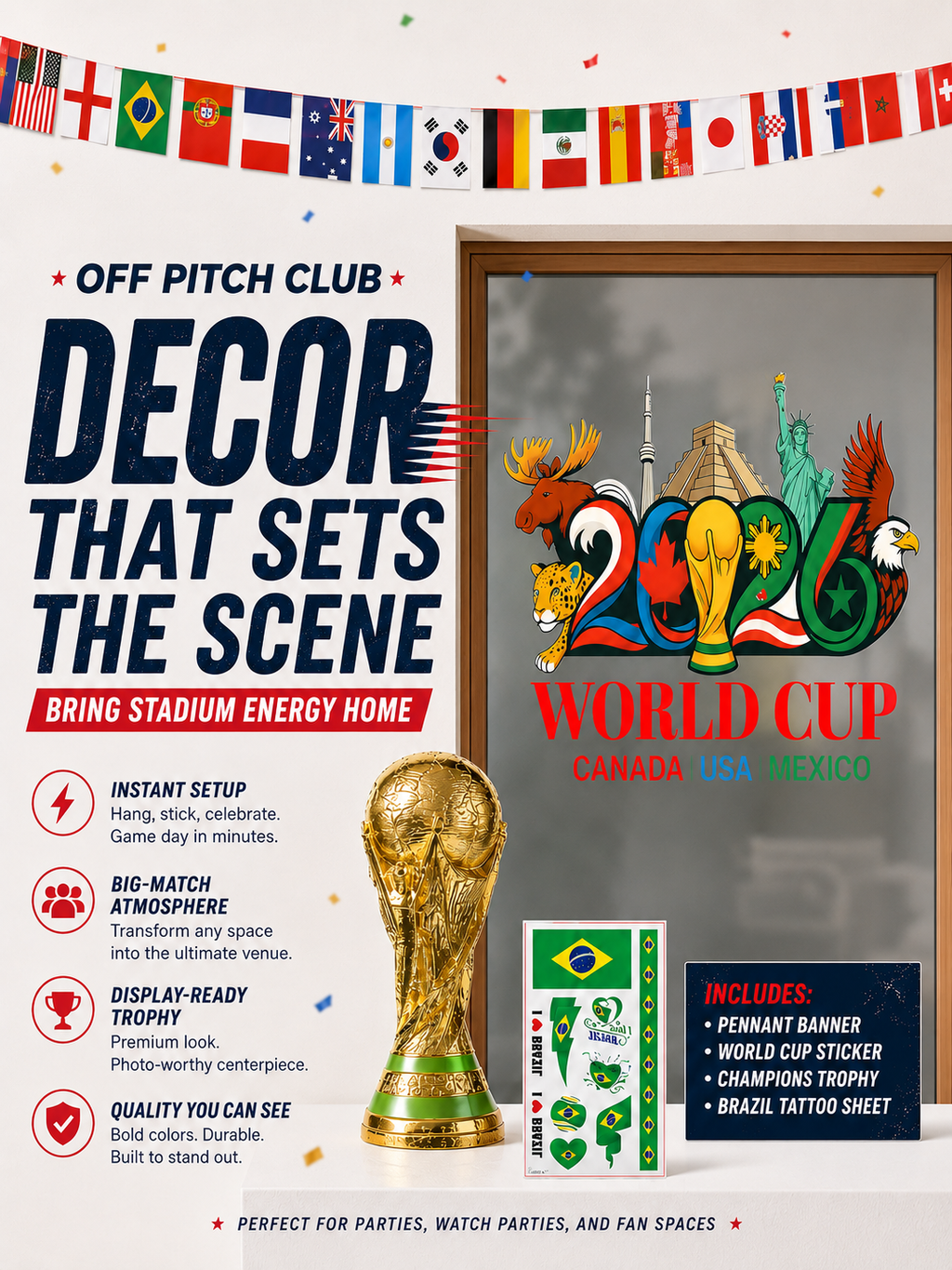2026 World Cup Stadium Kit – Match Day Essentials