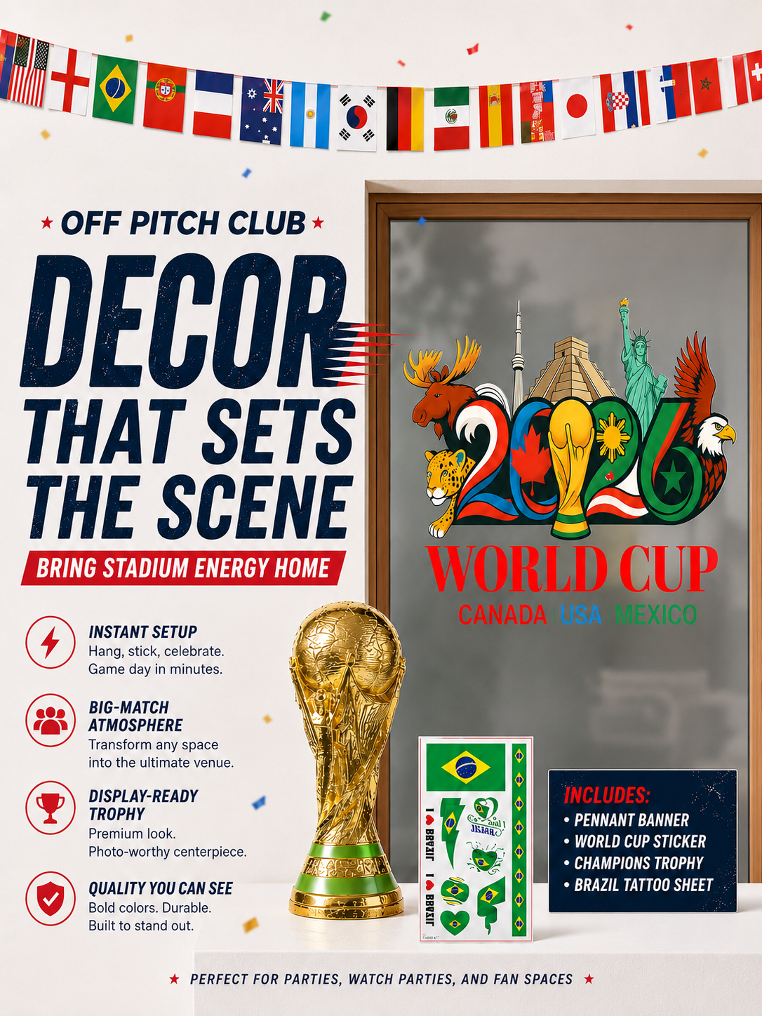 2026 World Cup Stadium Kit – Match Day Essentials