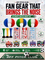 2026 World Cup Ultimate Kit  | Football Watch Party Bundle Fan Celebration Set