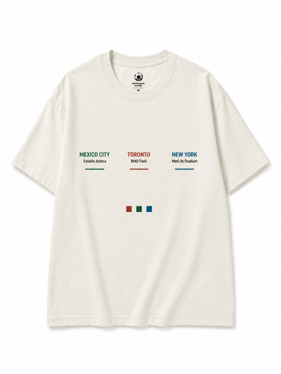 We Play Alone™ Host Cities Tee – New York, Toronto & Mexico City