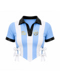 Argentina Muse Corset Top | Match Day Muse™ Football Fashion Edition
