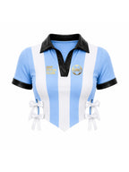 Argentina Muse Corset Top | Match Day Muse™ Football Fashion Edition
