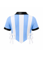 Argentina Muse Corset Top | Match Day Muse™ Football Fashion Edition